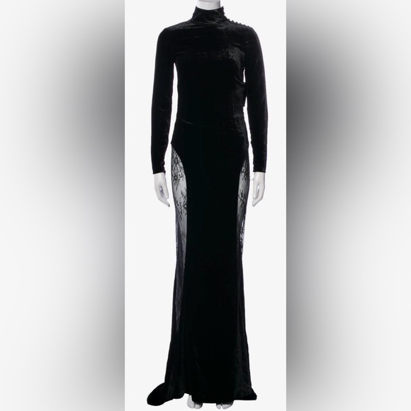 Retrofete Dresses & Skirts - Women’s Retrofete Black Velvet Gown. Size XS.